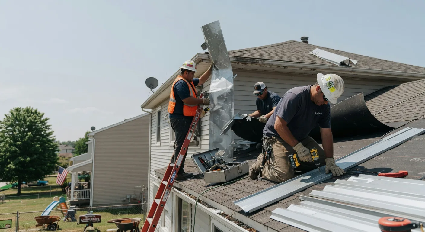 Metal Roof Repair in Libertyville, IA